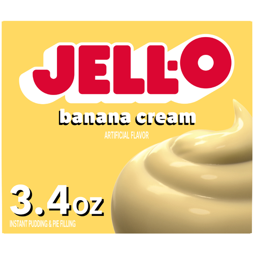 Jell-O Banana Cream Instant Pudding & Pie Filling - 3.4 Ounce Image 1 of 5