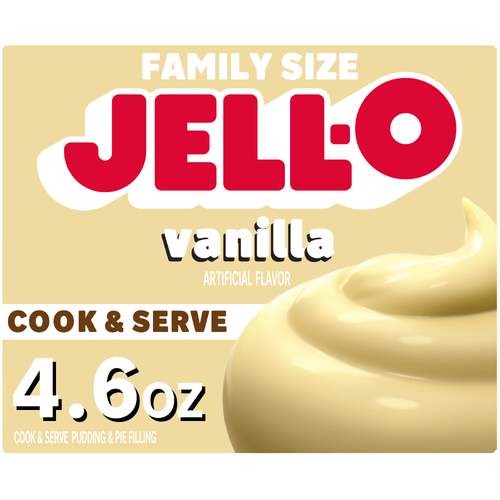 Jell-O Vanilla Pudding & Pie Filling - 4.6 Ounce Image 1 of 5