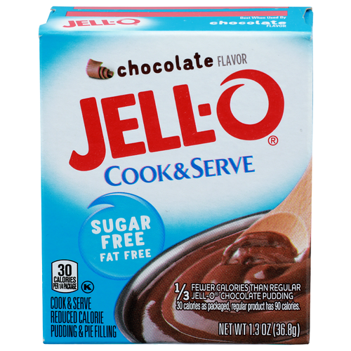 Jell-O Chocolate Pudding & Pie Filling - 1.3 Ounce