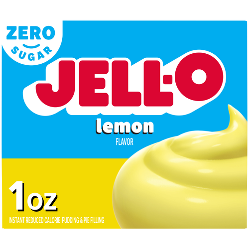 Jell-O Lemon Instant Reduced Calorie Sugar Free Pudding & Pie Filling - 1 Ounce Image 1 of 5