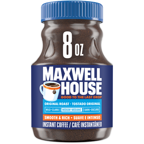 Maxwell House Original Roast Medium Instant Coffee - 8 Ounce Image 1 of 3