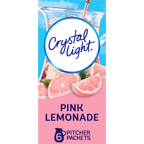 Crystal Light Pink Lemonade Pitcher Packets Drink Mix - 2.9 Ounce Image 1 of 5