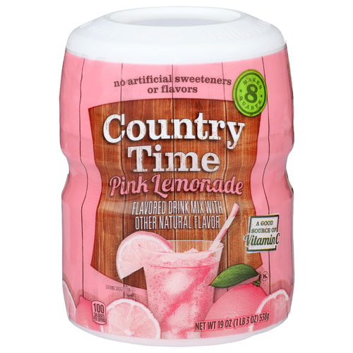 Country Time Lemonade Pink Flavored Drink Mix - 19 Fluid Ounce