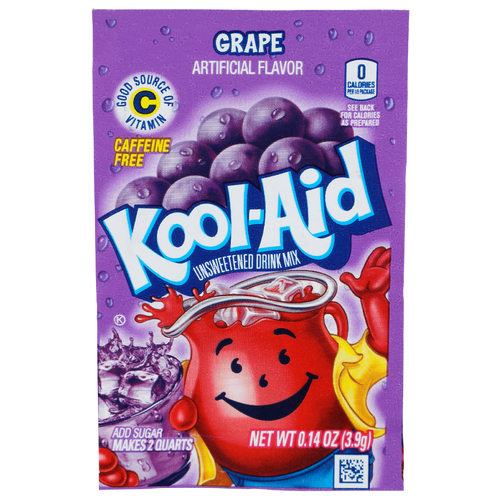 Kool-Aid Grape Unsweetened Drink Mix - 0.14 Ounce