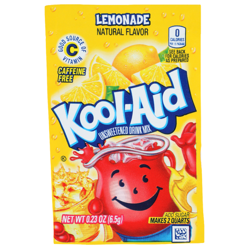 Kool-Aid Lemonade Unsweetened Drink Mix - 0.23 Ounce