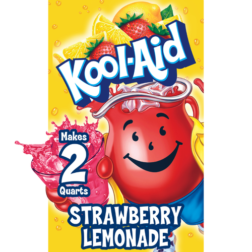 Kool-Aid Strawberry Lemonade Unsweetened Drink Mix - 0.19 Ounce Image 1 of 5