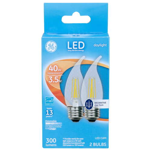 Ge Daylight Led Cam - 2 Count