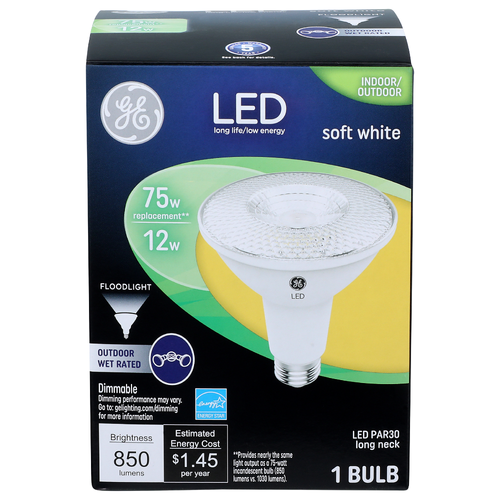 GE Soft White Indooroutdoor Led Par30 Long Neck - 1 Count