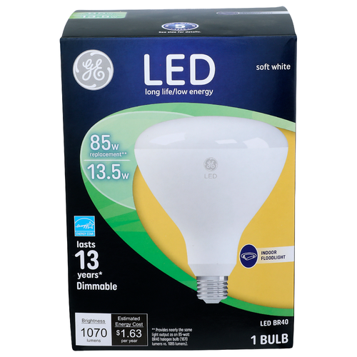Ge Soft White Led Br40 Bulb - 1 Count