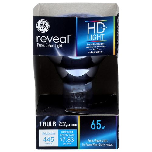 Ge Indoor Floodlight Br30 Reveal - 1 Count