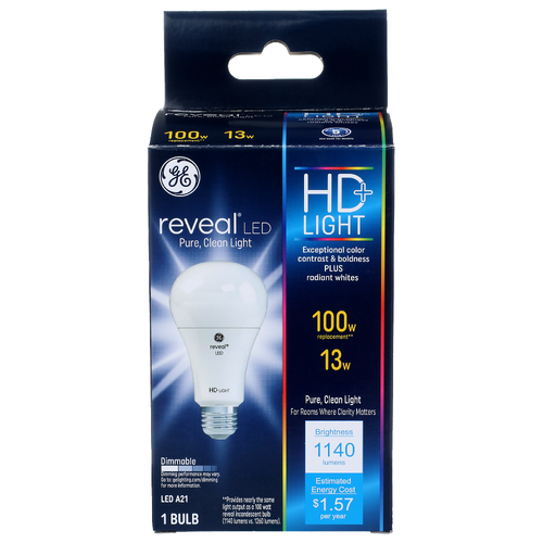 GE REVEAL Led A21 Bulb - 1 Each