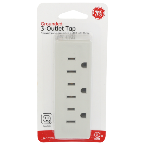 Ge Grounded Outlet Tap - 1 Each