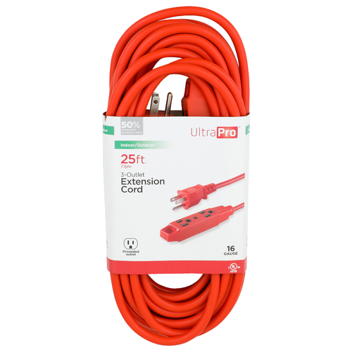 Ultrapro 3-Outlet Extension Cord - 1 Each