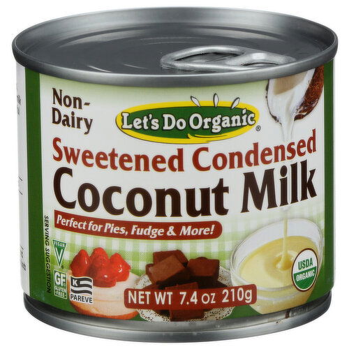 Let's Do Organic Coconut Milk Condensed - 7.4 Ounce