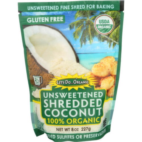 Let's Do Organic Coconut Shredded - 8 Ounce