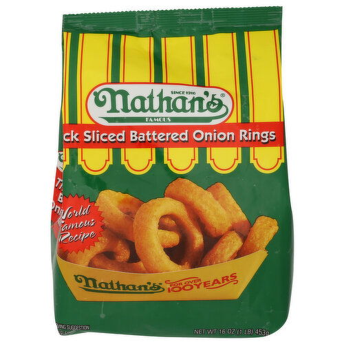 NATHAN'S FAMOUS Onion Rings - 16 Ounce