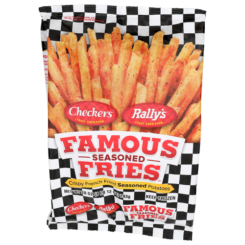 Checkers Rally's Famous Seasoned Fries℠ Crispy French Fried Potatoes - 28 Ounce
