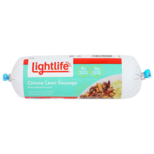 Lightlife Meatless Gimme Lean Sausage - 14 Ounce