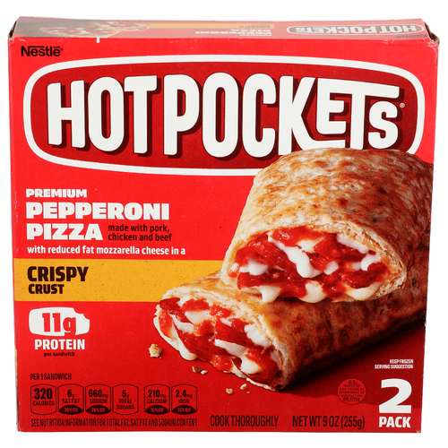 Hot Pockets Premium Pepperoni Pizza - 4.5 Ounce - 2 Count
