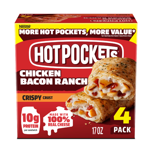 Hot Pockets Chicken Bacon Ranch Crispy Crust - 17 Ounce