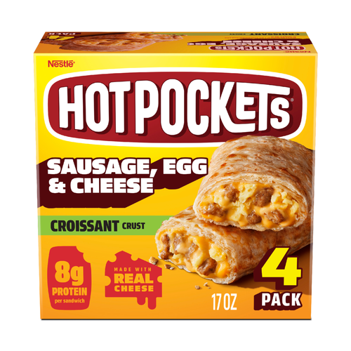 Hot Pockets Sausage Egg & Cheese Croissant Crust - 17 Ounce