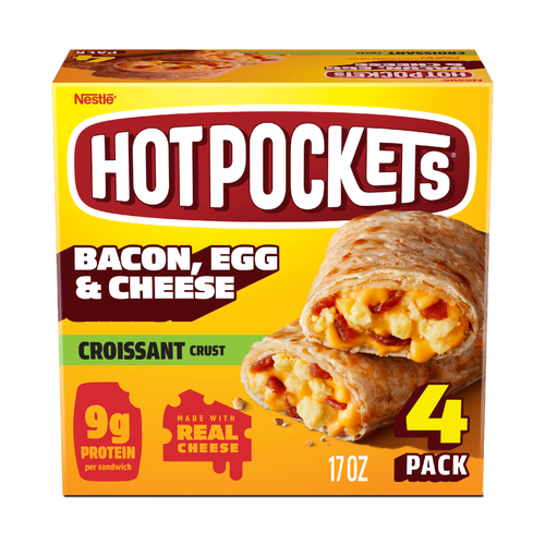 Hot Pockets Bacon Egg & Cheese Croissant Crust - 17 Ounce