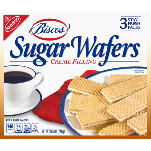 BISCOS Creme Filled Sugar Wafers - 8.5 Ounce
