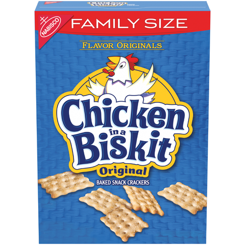 Nabisco Chicken In A Biskit CHICKEN IN A BISKIT Flavor Originals Baked Snack Crackers - 12 Ounce Image 1 of 4