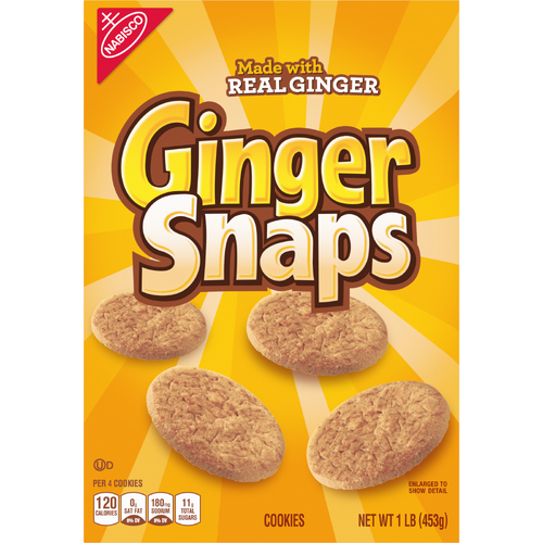 GINGER SNAPS Cookies - 16 Ounce