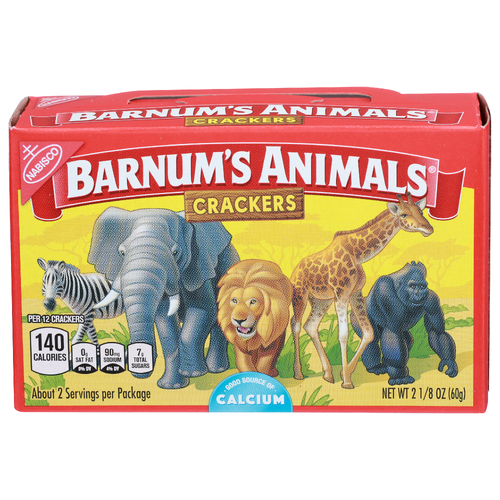 Nabisco Barnum's Animals Crackers - 2.13 Ounce