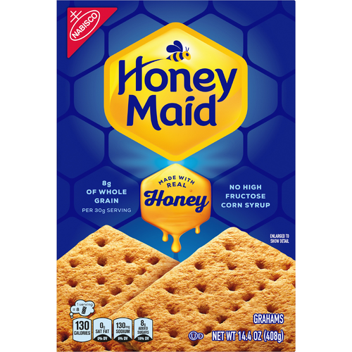 HONEY MAID Original Graham Crackers, Lunch Snacks - 14.4 Ounce