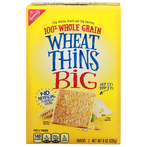 Nabisco Wheat Thins Big Snacks - 8 Ounce