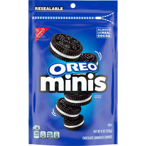 OREO Chocolate Minis Sandwich Cookies - 8 Ounce