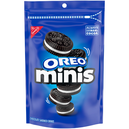 Oreo Minis Chocolate Chocolate Sandwich Cookies - 8 Ounce