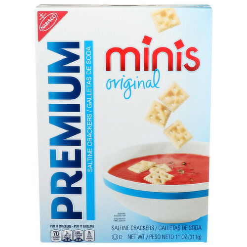 Nabisco Original Mini Saltine Crackers Minis Premium - 11 Ounce