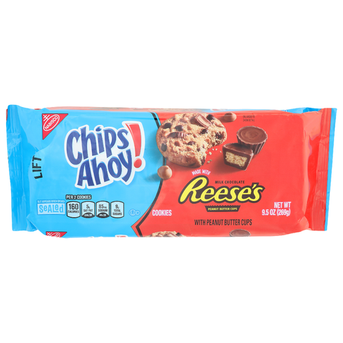 Nabisco Chips Ahoy! With Peanut Butter Cups Cookies - 9.5 Ounce