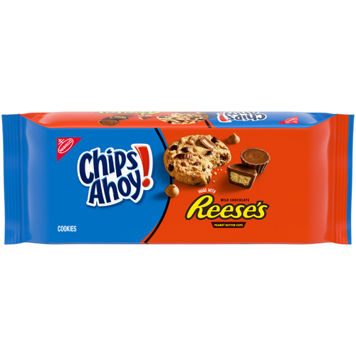 Chips Ahoy! Family Size Peanut Butter Cup Chocolate Chip Cookies - 9.5 Ounce Image 1 of 2