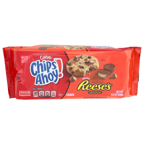 Nabisco Chips Ahoy! Chewy With Peanut Butter Cups Cookies - 9.5 Ounce