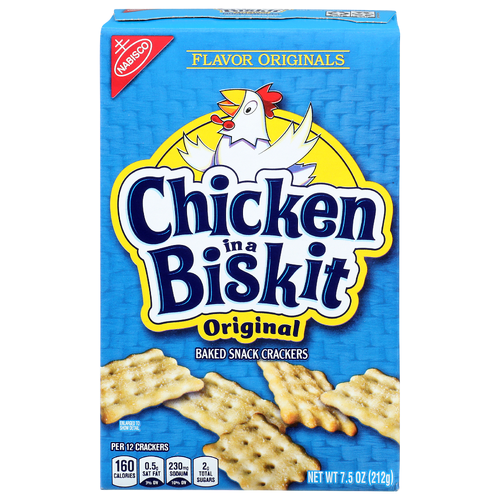 Nabisco Chicken In A Biskit Original Baked Snack Crackers - 7.5 Ounce