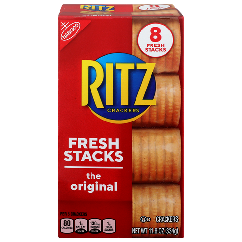 Nabisco Ritz The Original Fresh Stacks Crackers - 1.475 Ounce - 8 Count