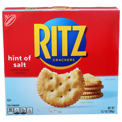 Nabisco Ritz Hint Of Salt Crackers - 13.7 Ounce