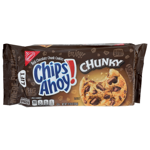 Nabisco Chunky Chips Ahoy! Real Chocolate Chunk Cookies - 11.75 Ounce