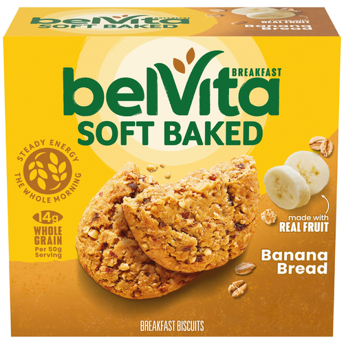 belVita Soft Baked Baked Banana Bread Breakfast Biscuits - 8.8 Ounce Image 1 of 3
