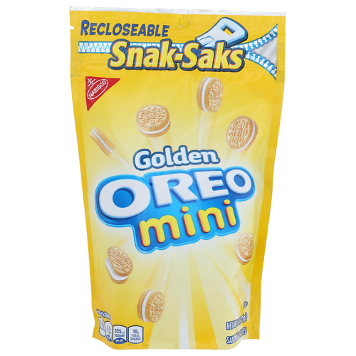 Nabisco Oreo Golden Snak-Saks Sandwich Cookies - 8 Ounce