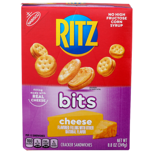 Nabisco Ritz Cheese Bits Cracker Sandwiches - 8.8 Ounce