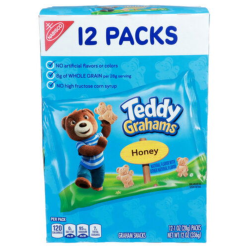 Nabisco Teddy Grahams Honey Graham Snacks - 12 Ounce