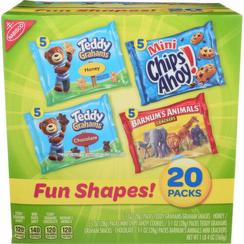 Nabisco Cookie Fun Shapes Multipack - 20 Ounce