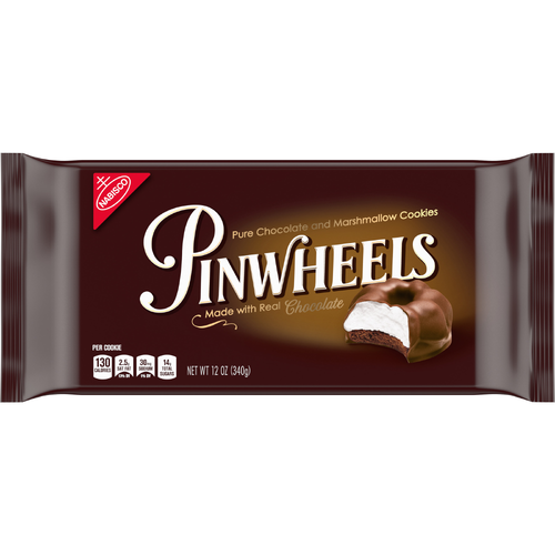 PINWHEELS Marshmallow Pure Chocolate & Cookies - 12 Ounce