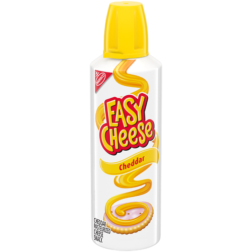Nabisco Easy Cheese EASY CHEESE Cheddar Pasteurized Snack - 8 Ounce Image 1 of 4