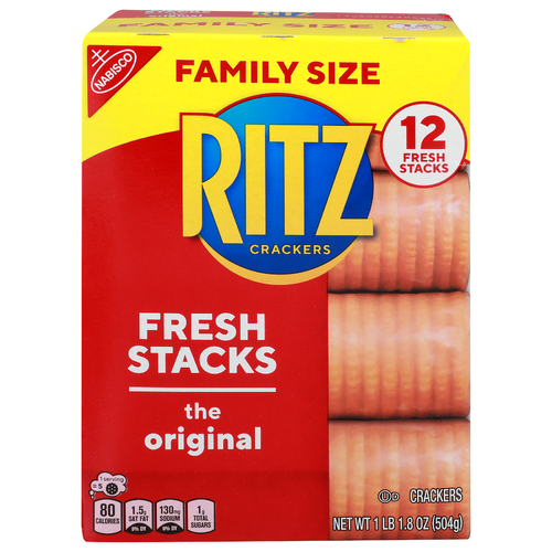 Nabisco Ritz Fresh Stacks Crackers - 1.483 Ounce - 12 Count